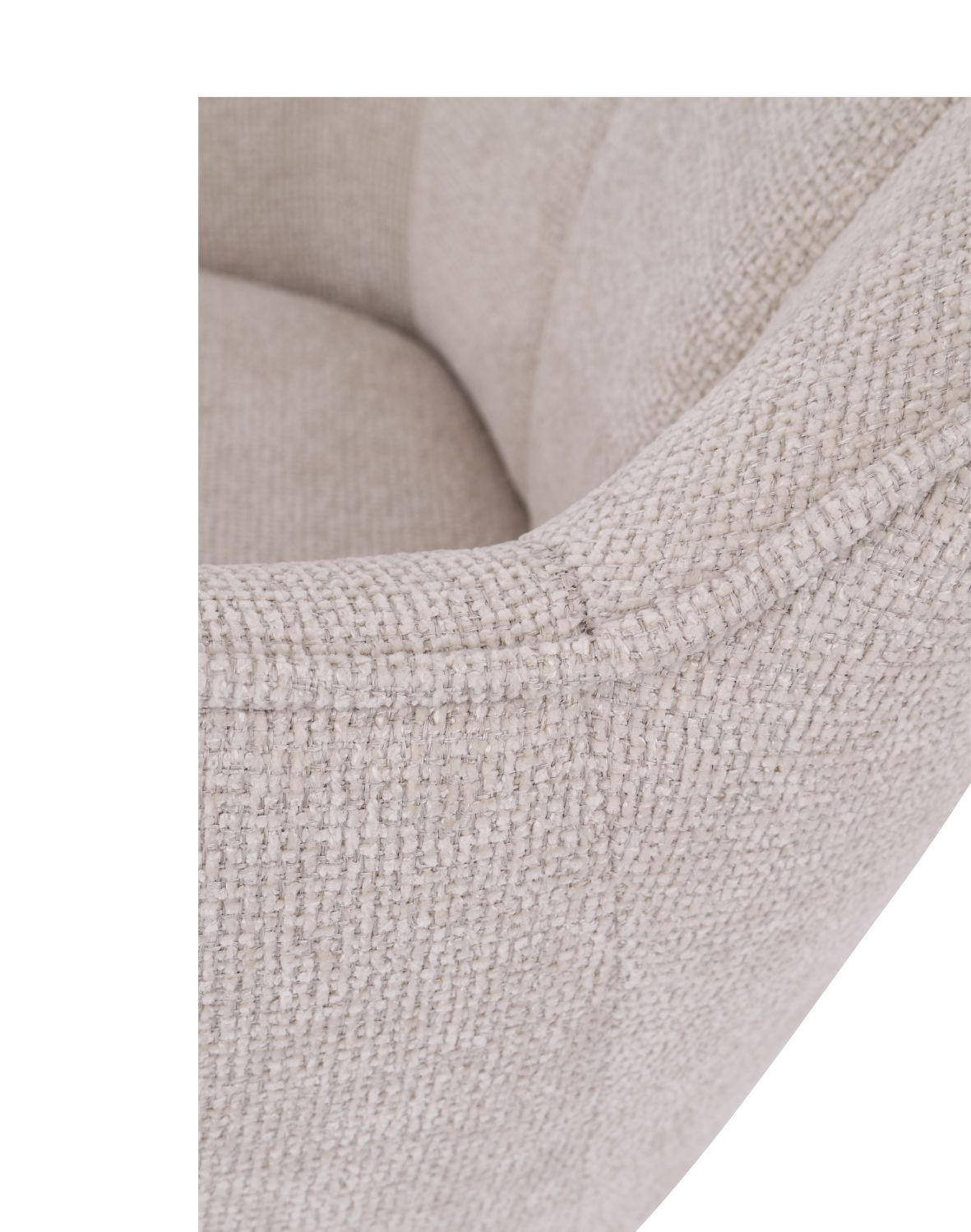 krzesło obrotowe do jadalni tessa, beżowe