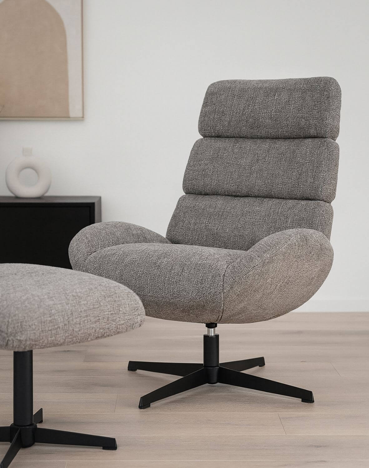 podnóżek uni, ciemnobeżowy