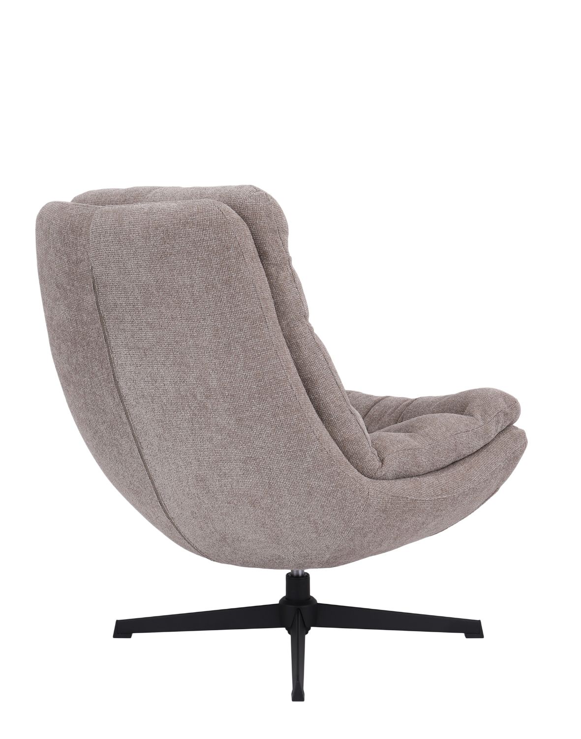 fotel obrotowy calvio, komfort i nowoczesna forma, ciemnobeżowy