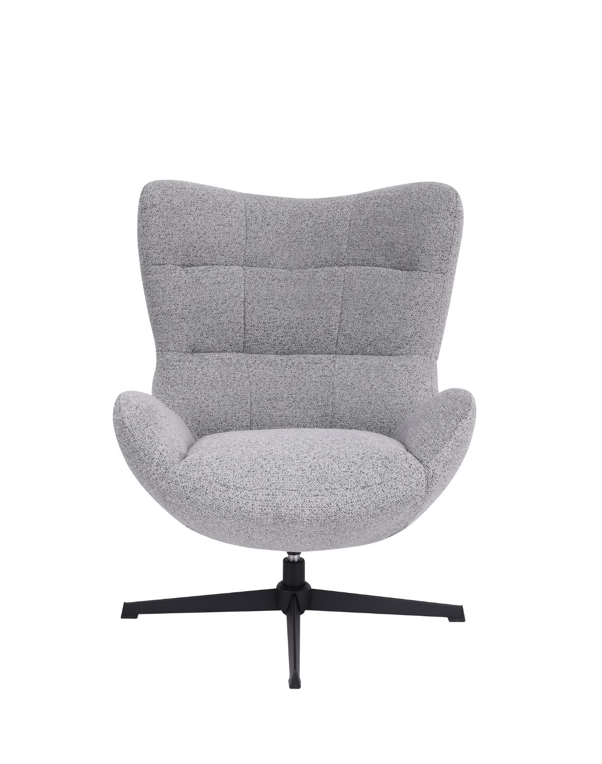 fotel wypoczynkowy velo, design i funkcja obrotowa, szary