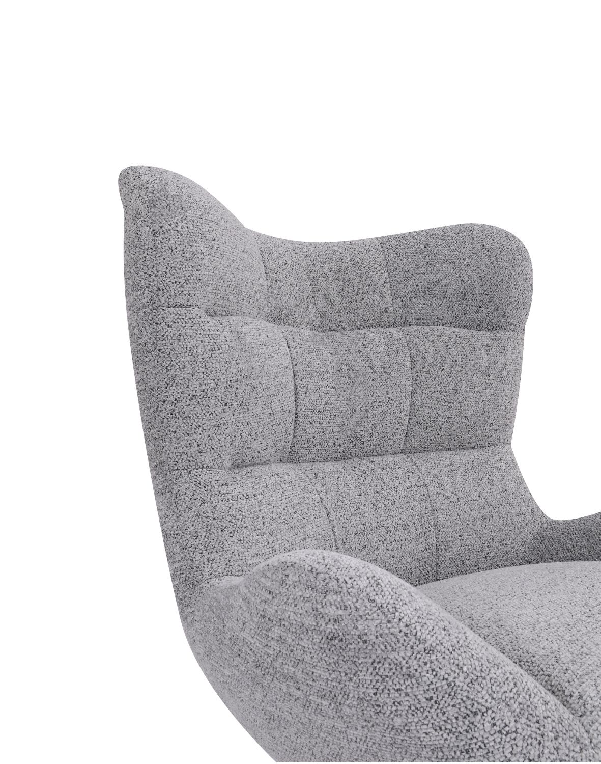 fotel wypoczynkowy velo, design i funkcja obrotowa, szary