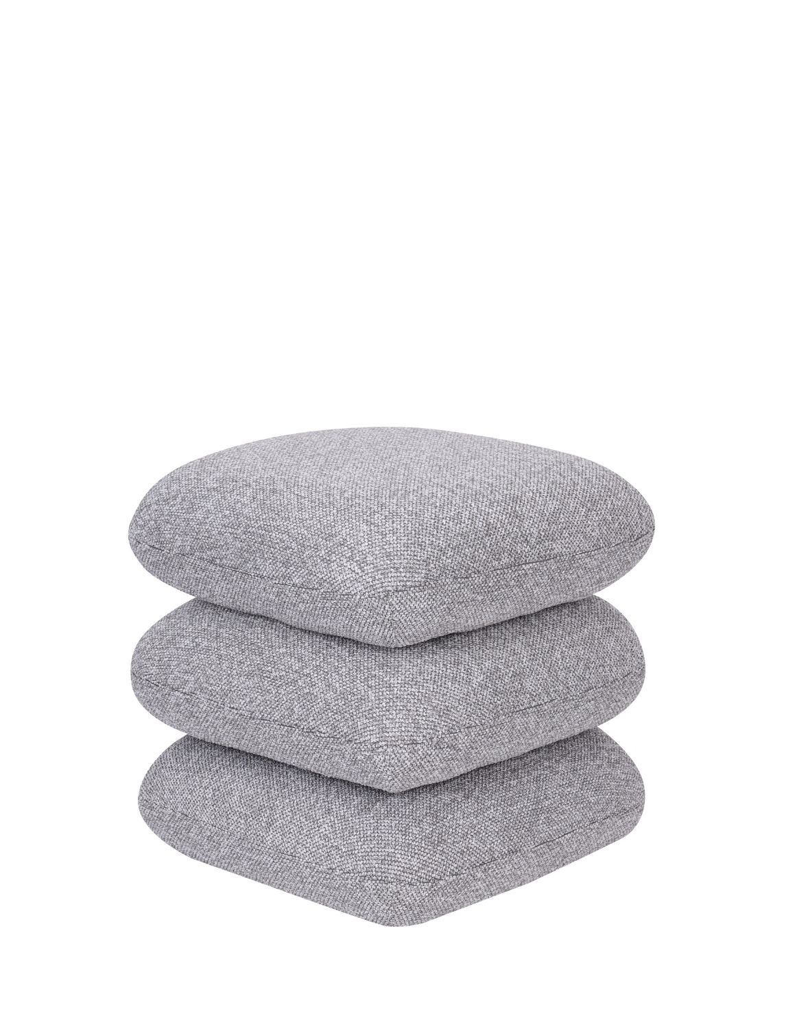 nowoczesna pufa obrotowa vario do salonu, szara