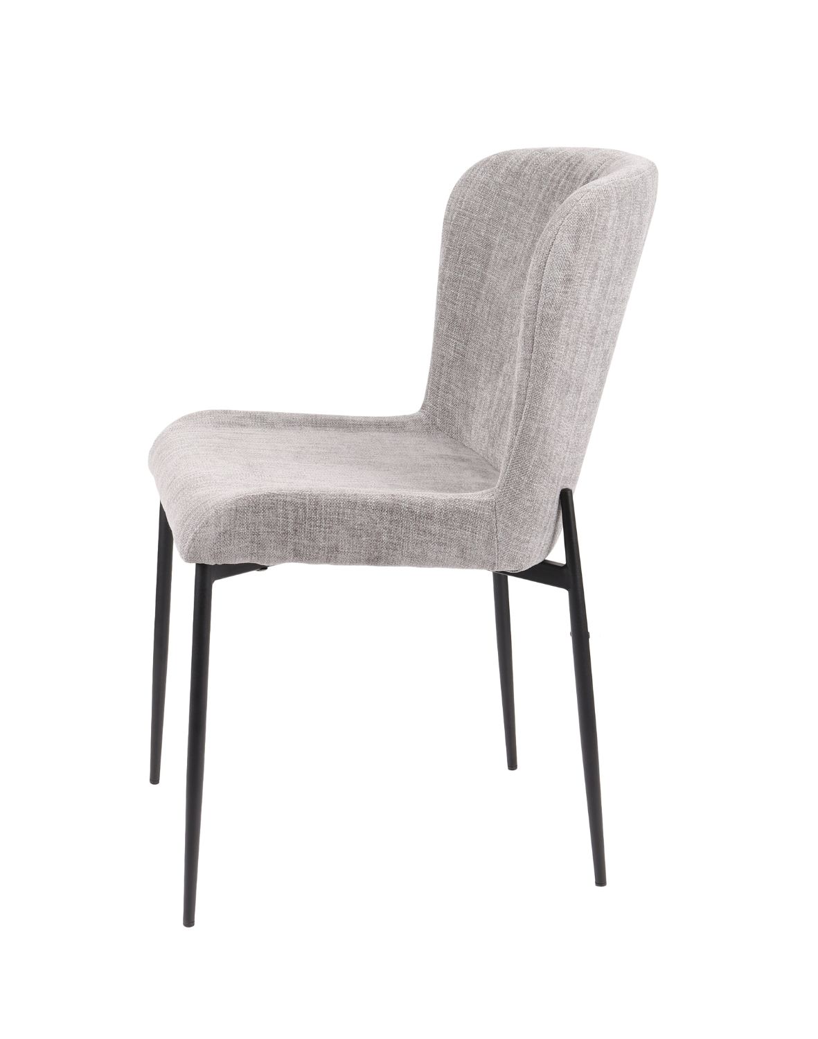 krzesło do jadalni Willow, szare, nowoczesne