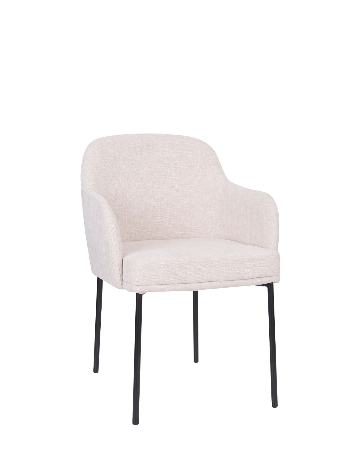 krzesło zafiro black z podłokietnikami, beżowe (s2441)