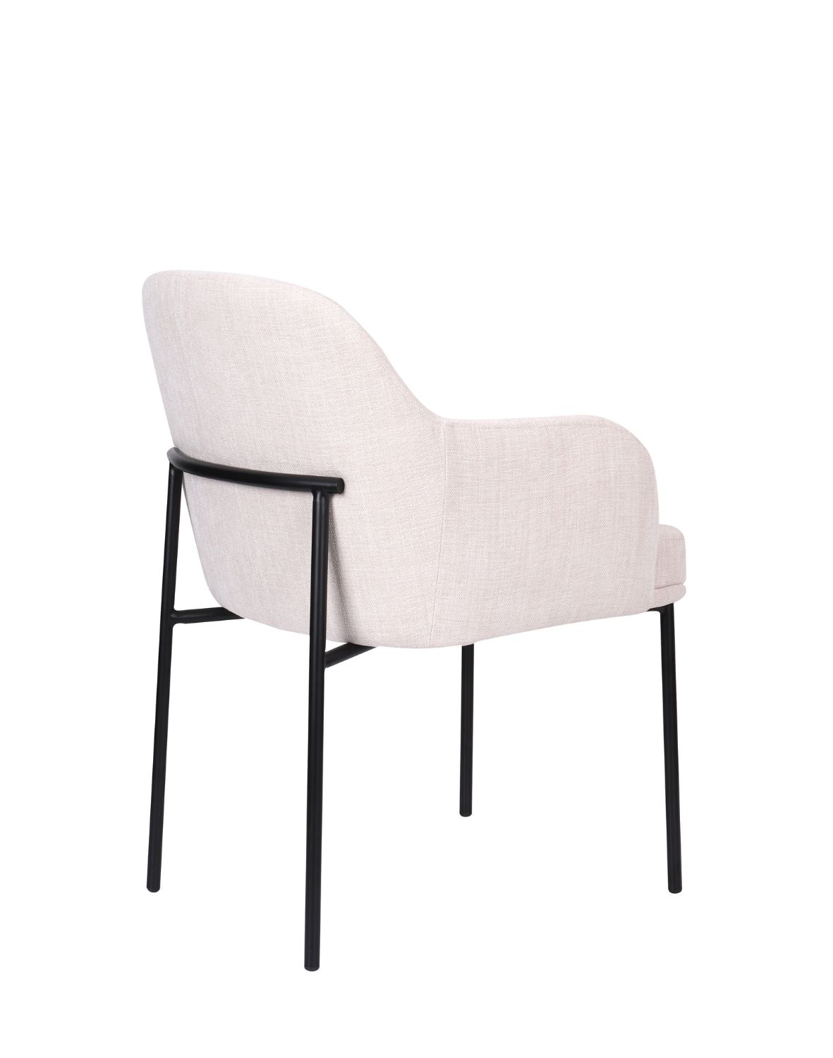 krzesło zafiro black z podłokietnikami, beżowe (s2441)