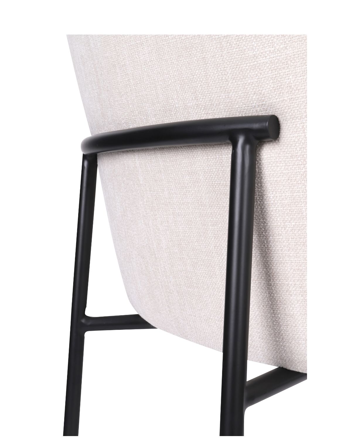 krzesło zafiro black z podłokietnikami, beżowe (s2441)