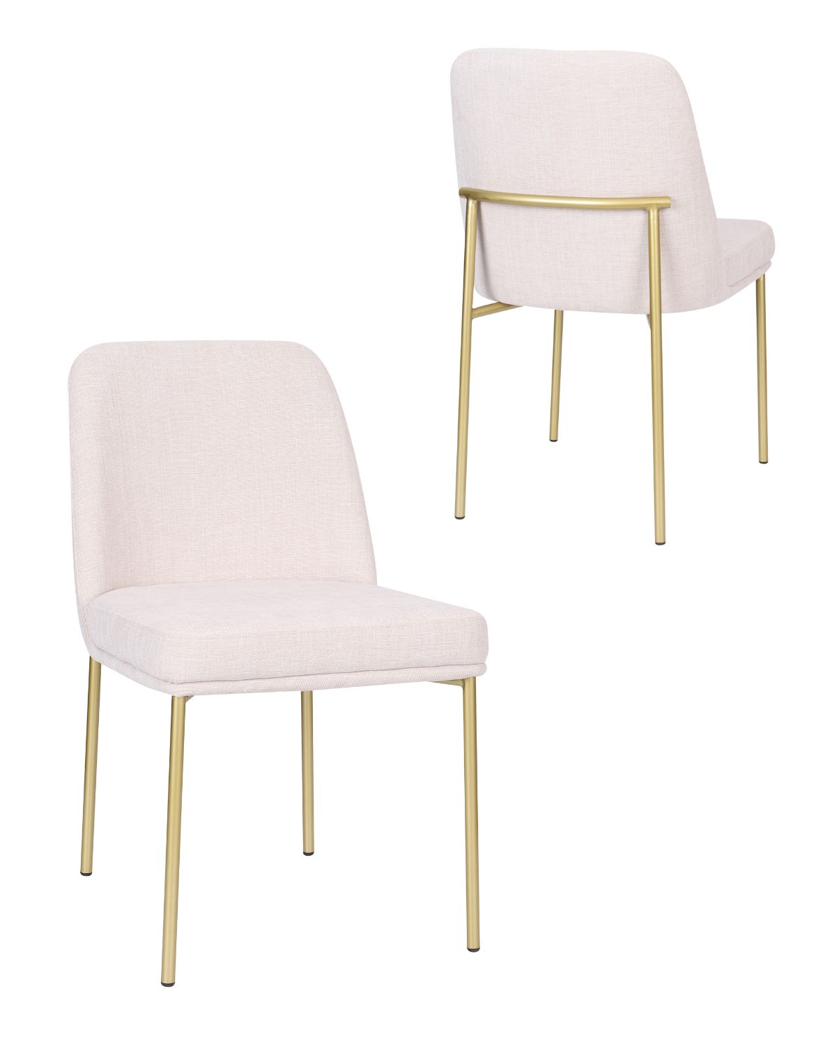 krzesło do jadalni zafiro gold, beżowe (S2440)