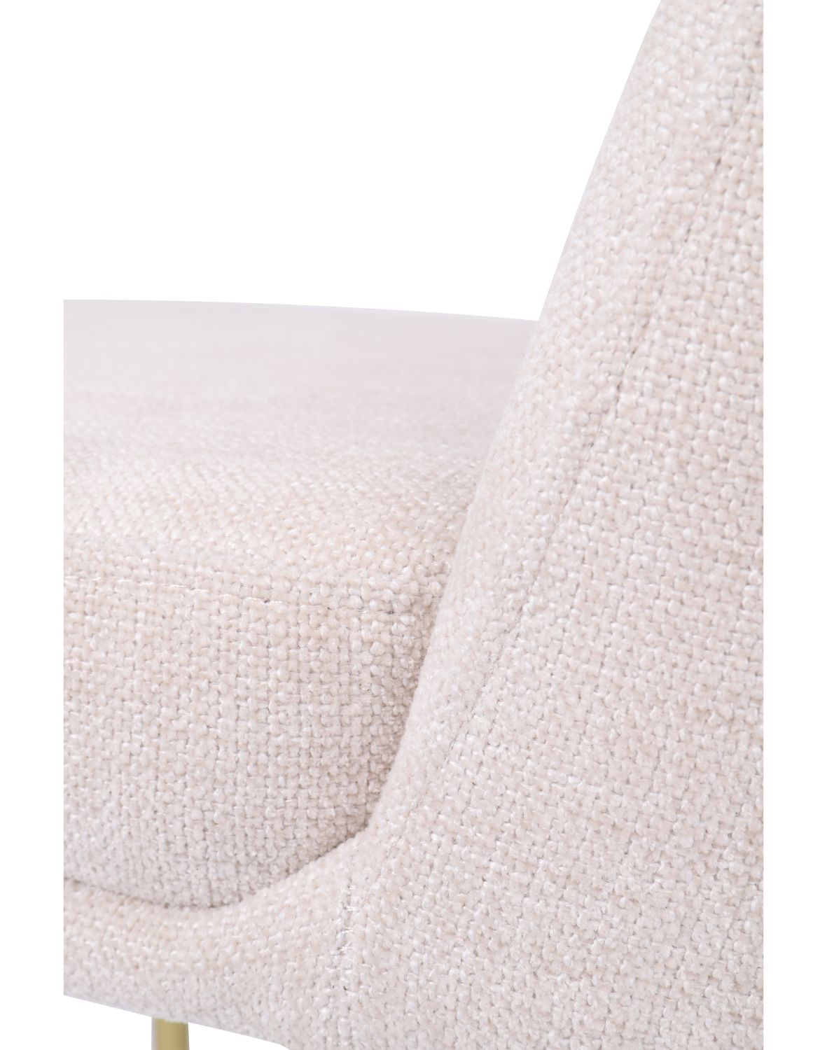 krzesło do jadalni zafiro gold, beżowe (S2440)