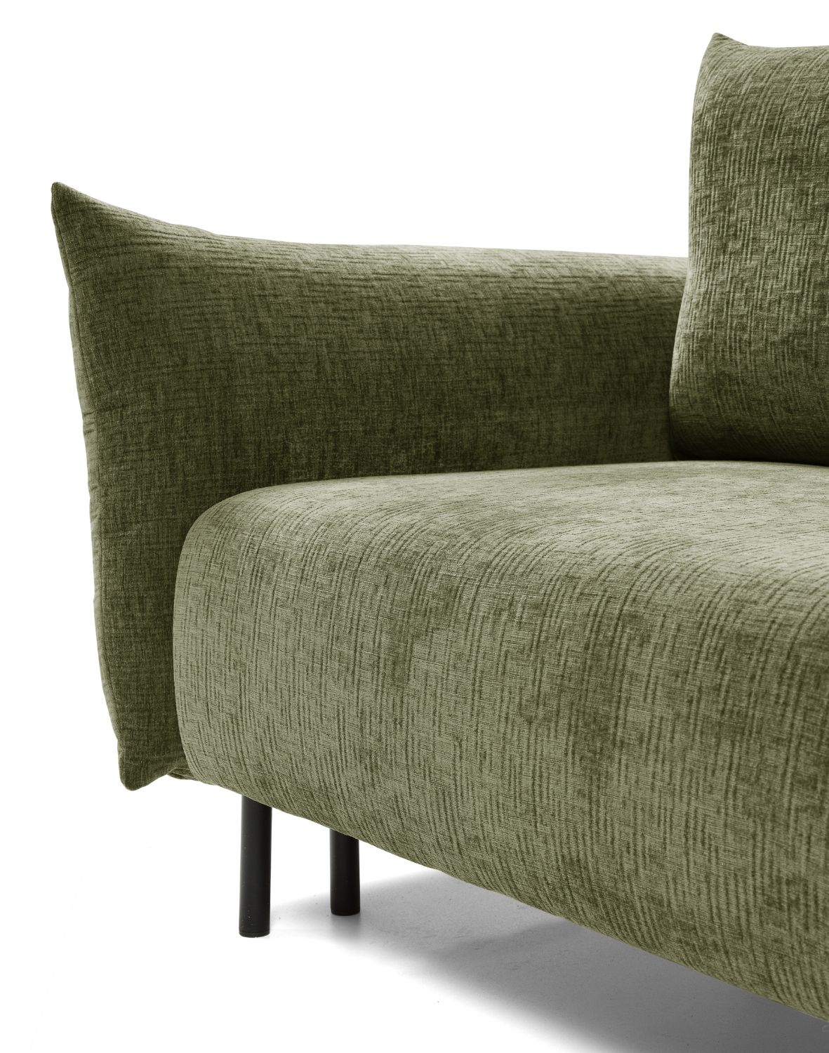 zielona sofa rozkładana adel