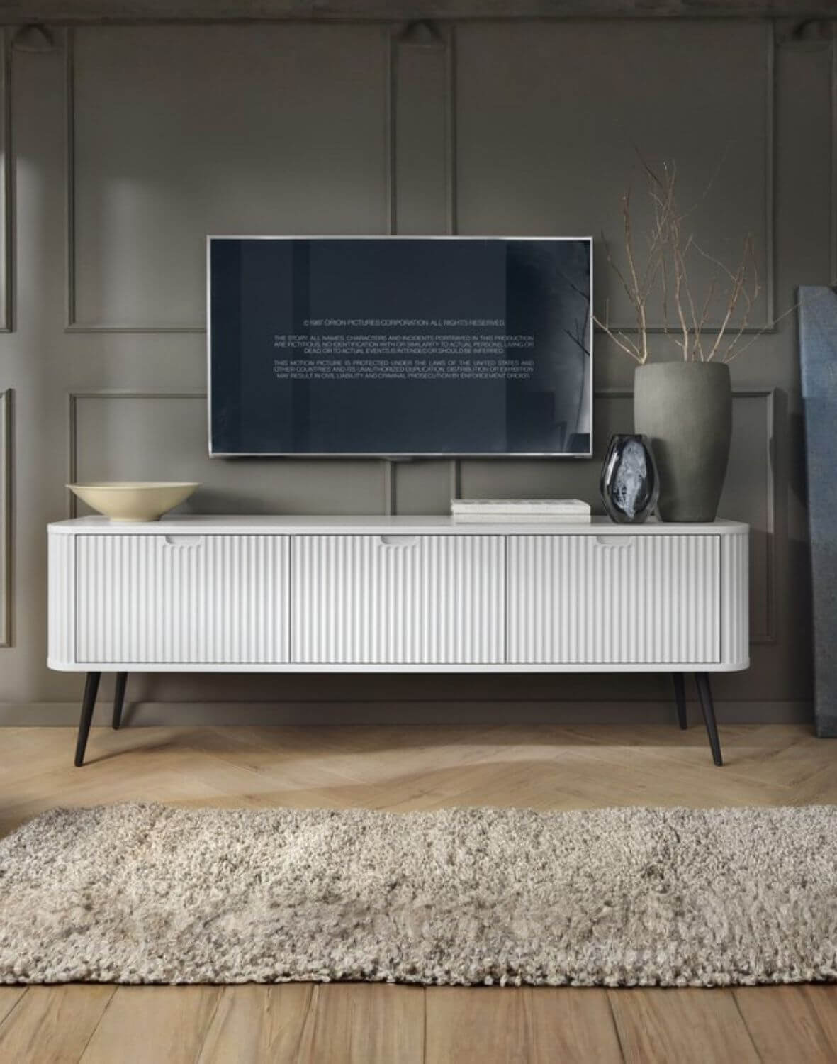 szafka pod telewizor zova (rtv168), biała