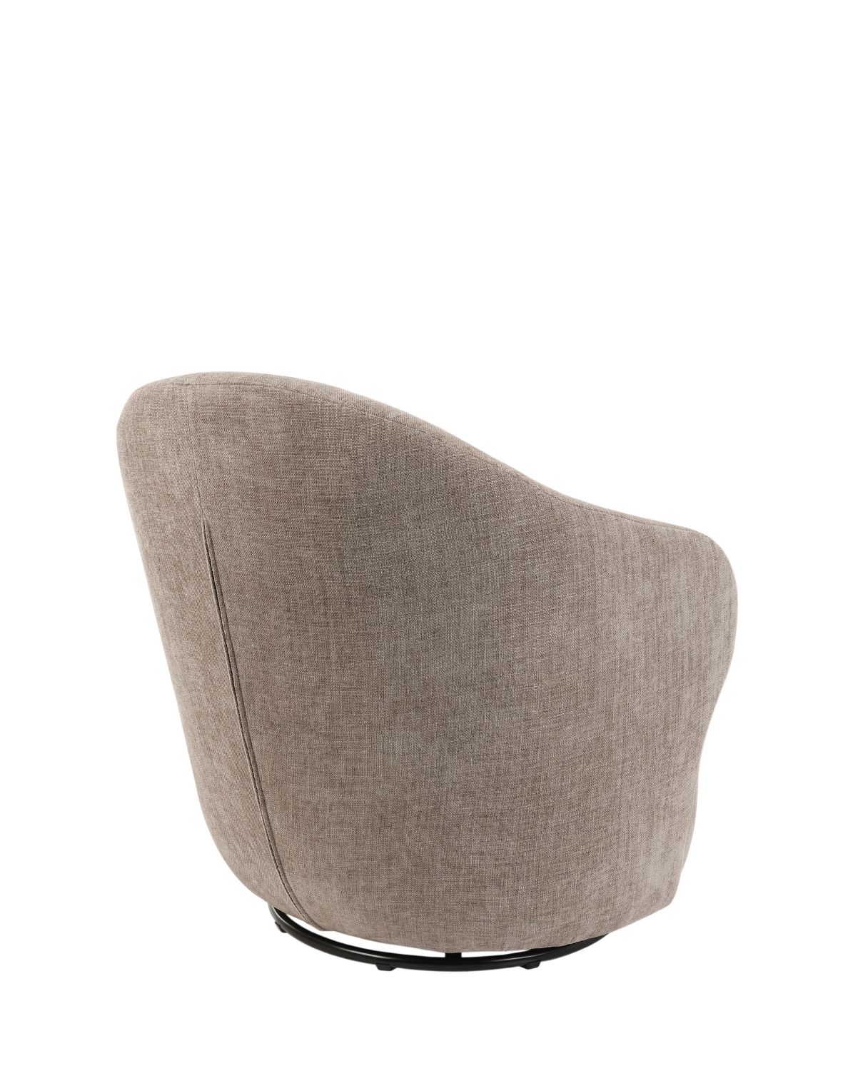 fotel obrotowy do salonu zurich, taupe, 360°