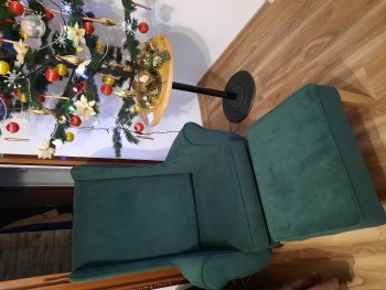 Sada: taburet Ušiak + hladké kreslo Ušiak zdjęcie klienta Mária